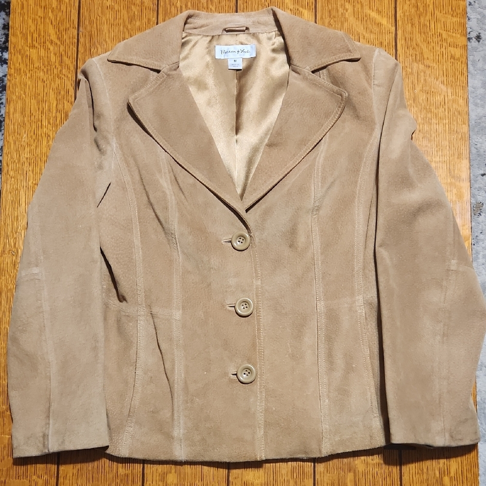 Preston & York Tan Suede Blazer
